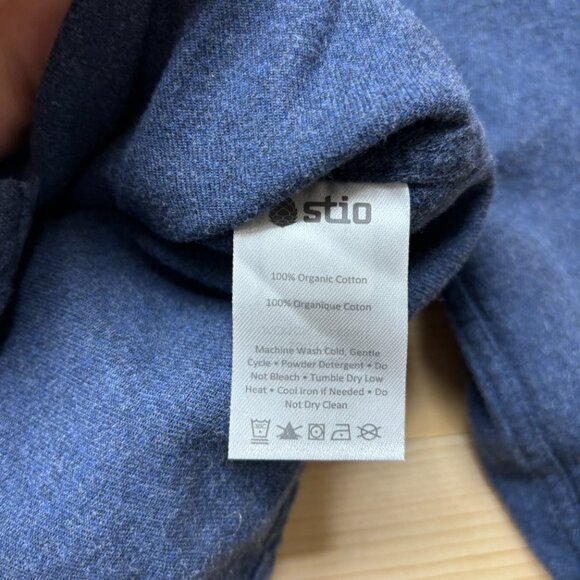 Stio Shirt Womens Small Blue Dovetail Flannel Button Up Long Sleeve Outdoors - Picture 8 of 12